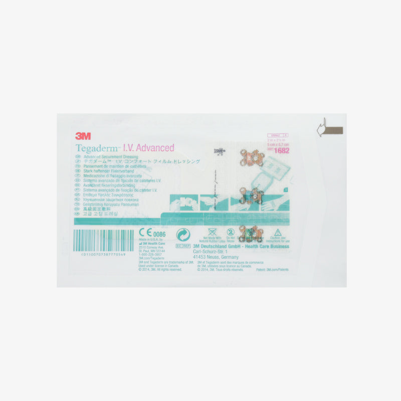Solventum 3M Apósito Tegaderm I.V. Advanced De 5 cm x 5.7 cm