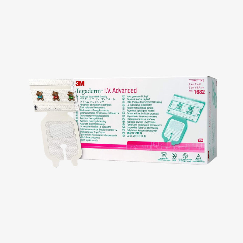 Solventum 3M Apósito Tegaderm I.V. Advanced De 5 cm x 5.7 cm