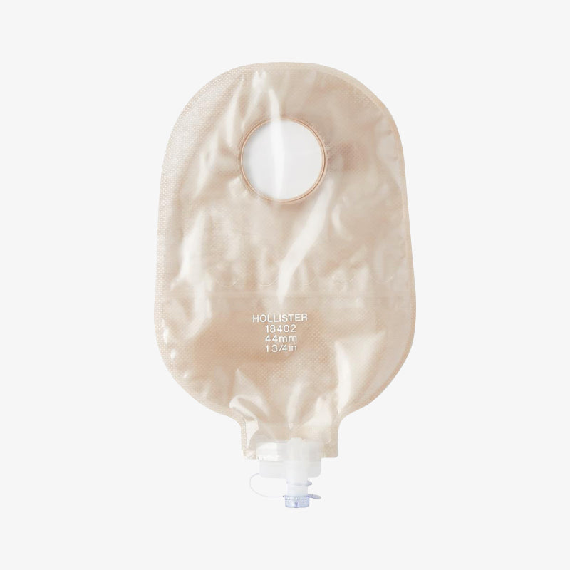 Hollister Bolsa de Urostomía Drenable Transparente New Image con Aro De 44 MM
