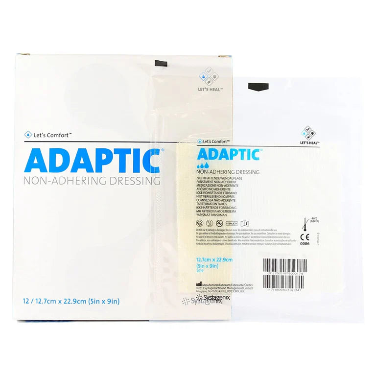 Solventum Apósito No Adherente Adaptic De 12.7 cm x 22.9 cm