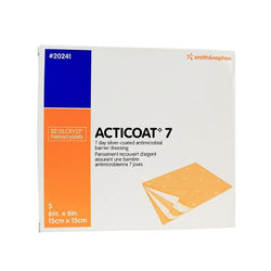 Smith & Nephew Acticoat 7 Apósito Antimicrobiano con Plata de 15 CM X 15 CM