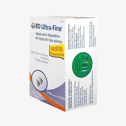 BD Aguja de Insulina Ultra-Fine De Dispositivo Tipo Pluma de 31 Gauge X 5 MM