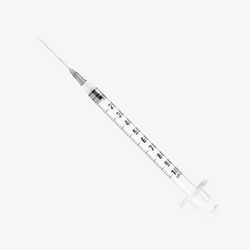 BD Jeringas Para Insulina Plastipak De 1 ML con Aguja Desprendible de 27 Gauge X 13 MM