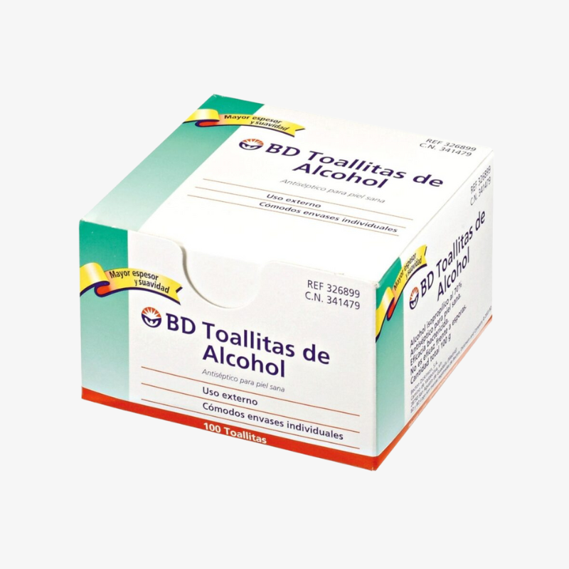 BD Toallitas de Alcohol Swabs