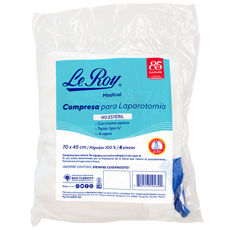 Le Roy Compresa Tejida Tipo IV 70 x 45 cm