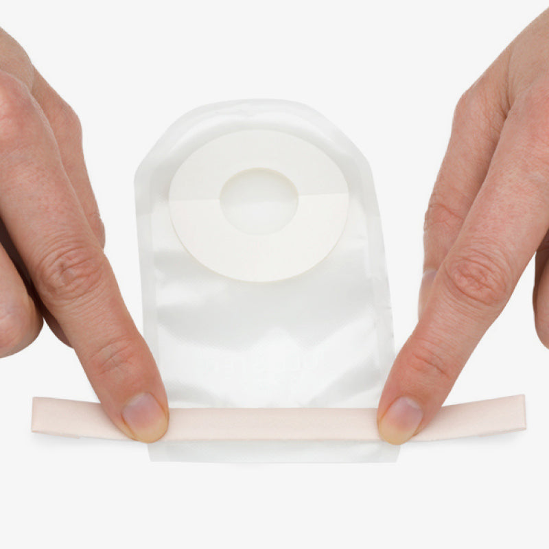 Hollister Sistema de Una Pieza Pediátrica Ultra Transparente Pouchkins De 15 MM