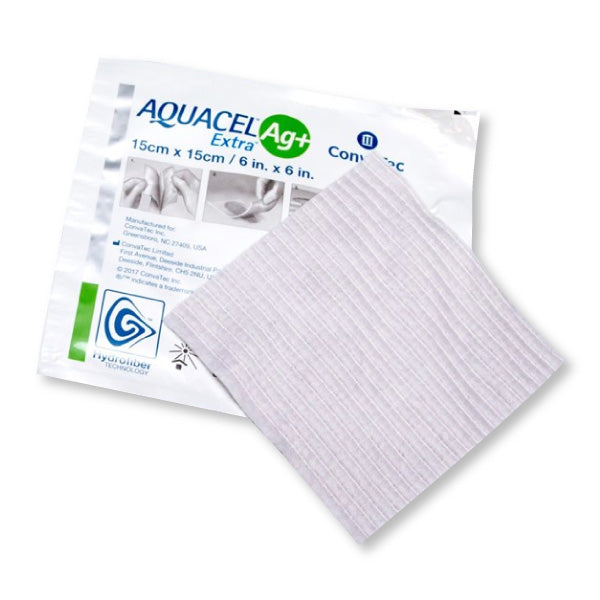 Apósito de Hidrofibra Aquacel Ag+ Extra de 15 X 15 CM