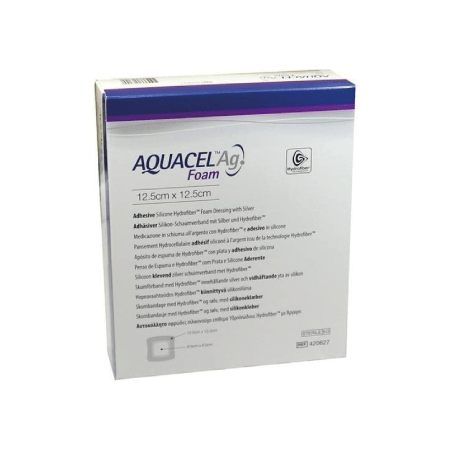 ConvaTec Apósito Aquacel Ag Foam De 12.5 CM X 12.5 CM