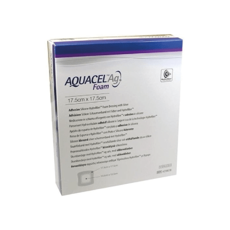 ConvaTec Apósito Aquacel Ag Foam De 17.5 CM X 17.5 CM