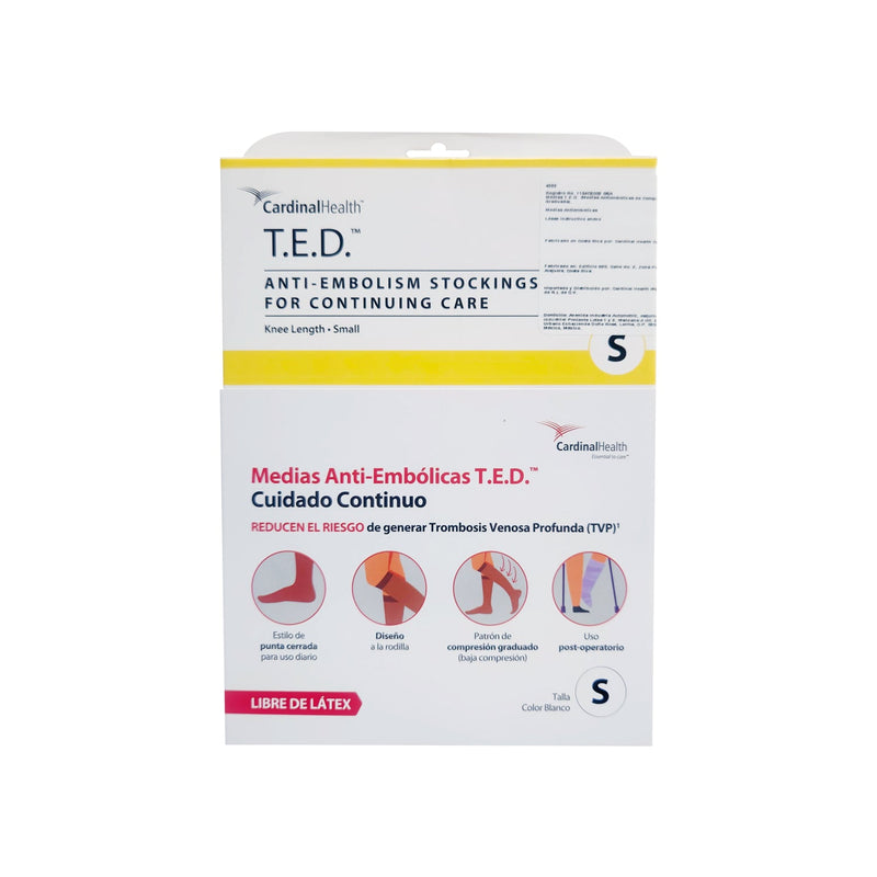 Cardinal Health Media a la Rodilla Blanco T.E.D. Talla Mediana