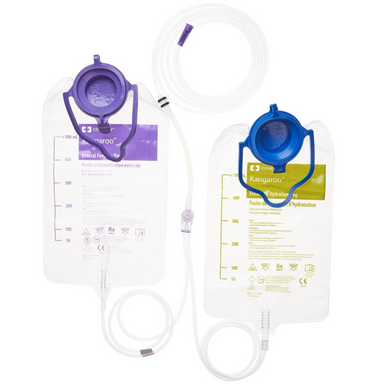Cardinal Health Set de Alimentación Enteral Kangaroo ePump 500 mL con Línea para Agua