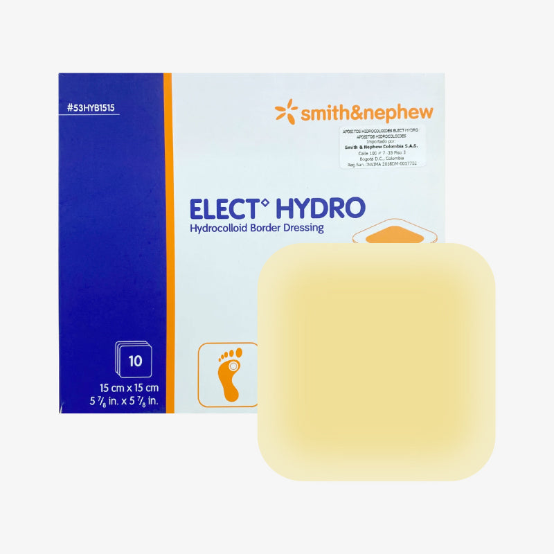 Smith & Nephew Apósito Hidrocoloide Elect Hydro Border De 15 cm x 15 cm