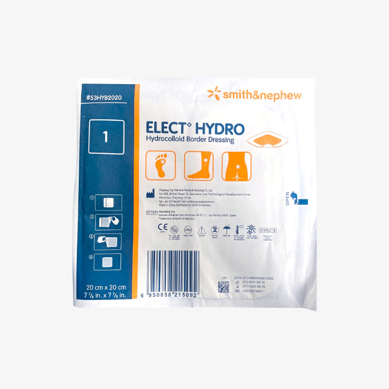 Smith & Nephew Apósito Hidrocoloide Elect Hydro Border De 20 cm x 20 cm