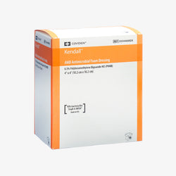 Cardinal Health Apósito de Espuma Antimicrobiano con PHMB Kendall AMD De 10.2 cm x 10.2 cm
