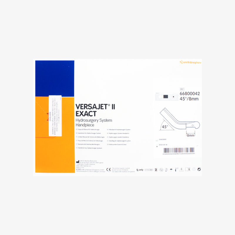 Smith & Nephew Pieza De Mano Desechable 45° Versajet II Exact De 8 MM