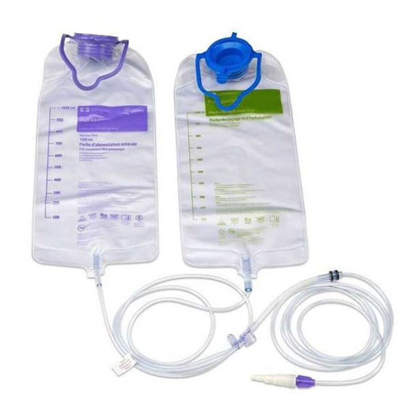 Cardinal Health Set de Alimentación Enteral Kangaroo ePump 1000 mL con Línea para Agua
