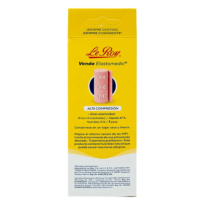 Le Roy Elastomedic Venda 15 cm x 5 m