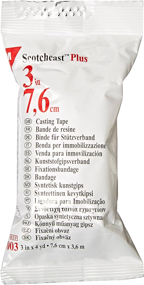 Solventum 3M Scotchcast Plus Blanca 7.5 cm x 3.65 m