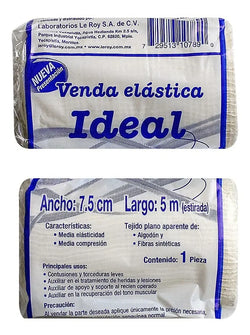 Ideal Venda Elástica 7.5 cm x 5 m