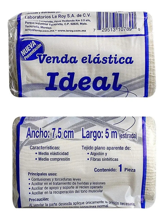 Ideal Venda Elástica 7.5 cm x 5 m