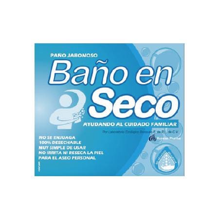 Baño En Seco Paño Vitamina E De 20 CM X 20 CM