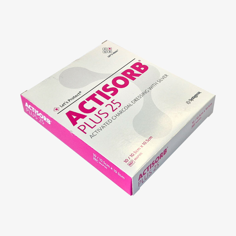 Solventum Apósito Antimicrobiano Actisorb+ 25 De 10.5 cm x 10.5 cm