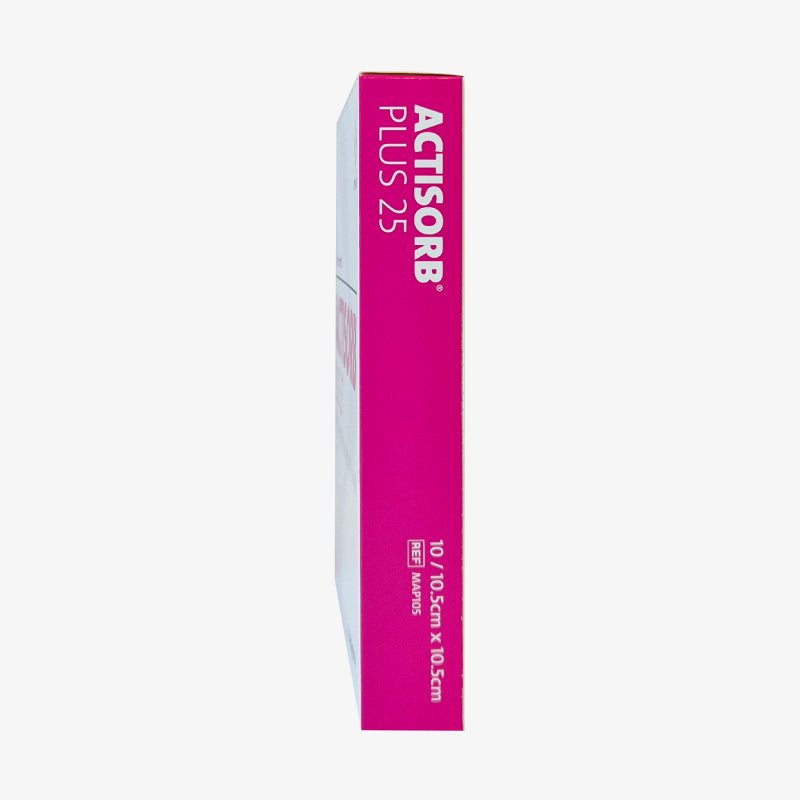 Solventum Apósito Antimicrobiano Actisorb+ 25 De 10.5 cm x 10.5 cm