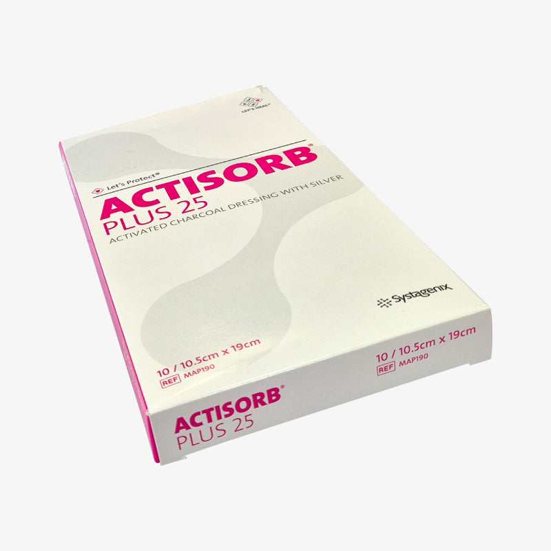 Solventum Apósito Antimicrobiano Actisorb+ 25 De 10.5 cm x 19 cm