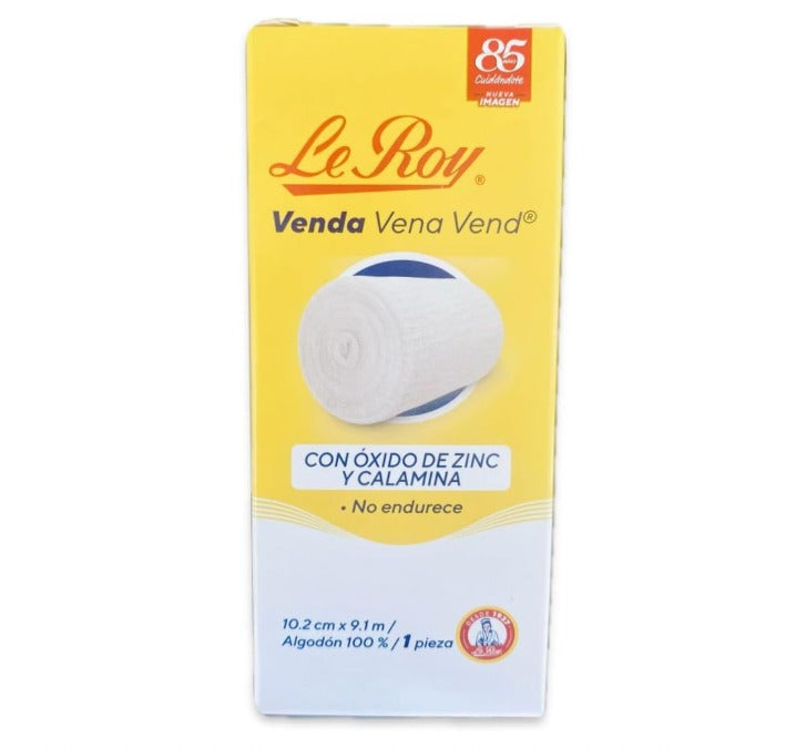 Vena Vend Venda de Óxido de Zinc 10.2 cm x 9.1 m