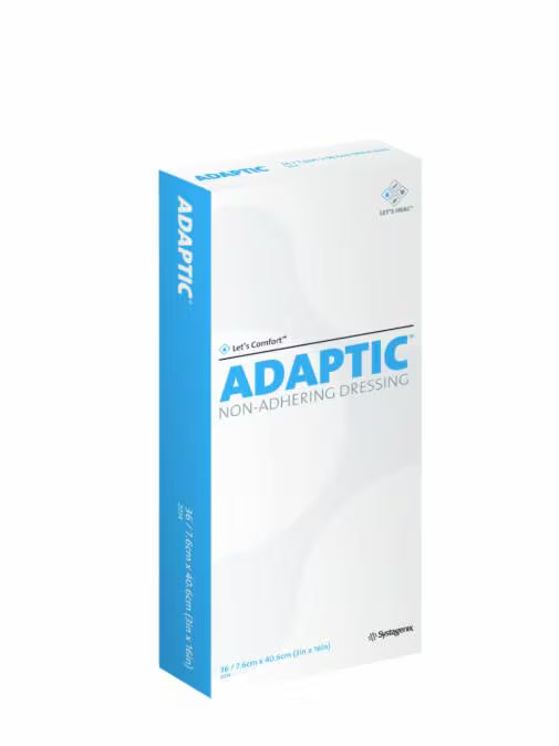 Solventum Apósito No Adherente Adaptic De 7.6 cm x 40.6 cm