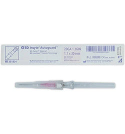 BD Cáteter IV Insyte Autoguard De 20 GA x 1.16 in
