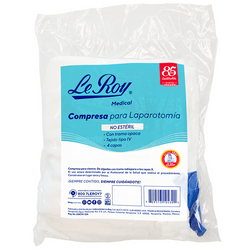 Le Roy Compresa Estéril Tejida Tipo III 70 x 45 cm