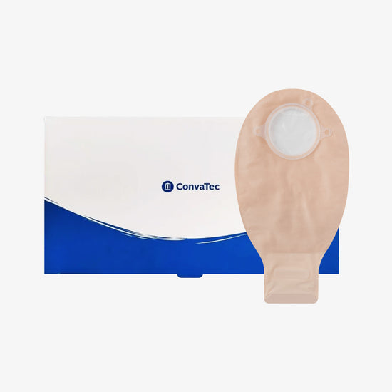ConvaTec Bolsa de Ostomía Drenable Transparente Natura con Aro De 57 MM
