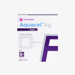 ConvaTec Apósito Aquacel Ag Foam De 12.5 CM X 12.5 CM