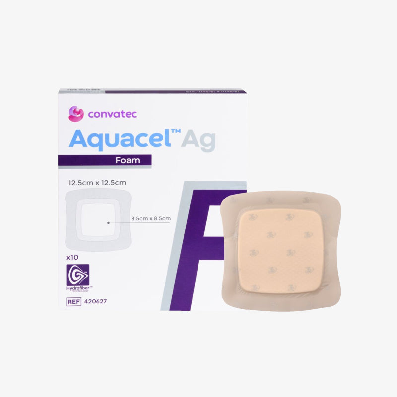 ConvaTec Apósito Aquacel Ag Foam De 12.5 CM X 12.5 CM
