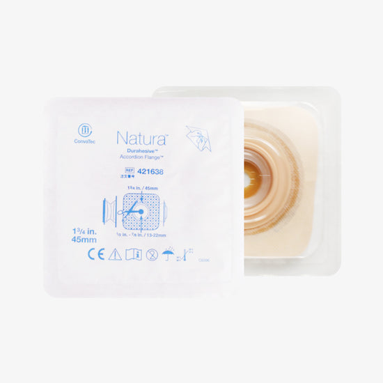 ConvaTec Barrera Convexa Recortable Natura De 45 MM con Aro De 13 MM a 22 MM