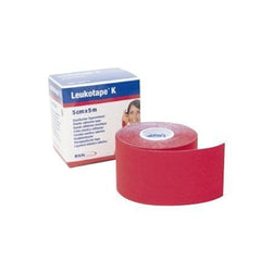 BSN Medical Cinta Leukotape K Color Rojo De 5 CM X 5 M
