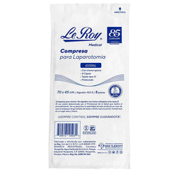 Le Roy Compresa Estéril Prelavada Tejida Tipo IV 70 x 45 cm