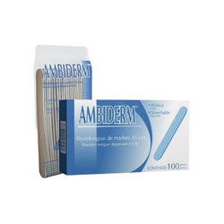Ambiderm Abatelenguas Madera De 15 CM