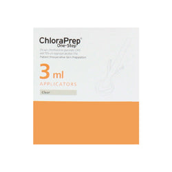 BD Antiséptico Para Asepsia ChloraPrep Clear sin Tinte y Aplicador De 3 ML