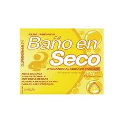 Baño En Seco Paño CHG 2% De 20 CM X 20 CM