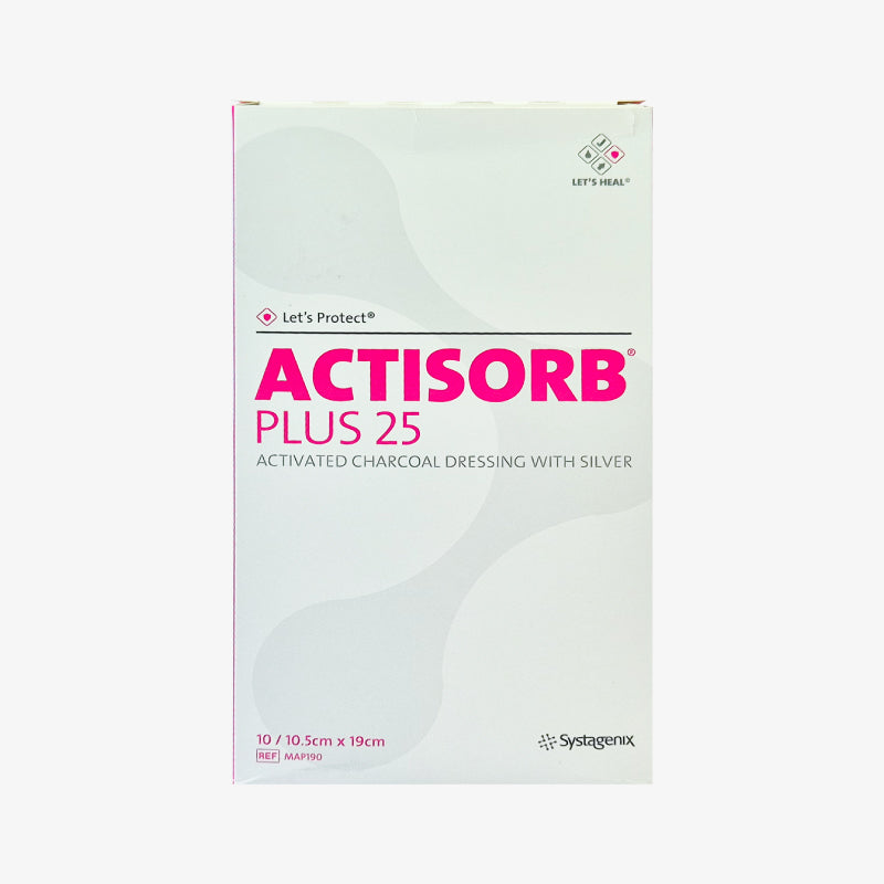 Solventum Apósito Antimicrobiano Actisorb+ 25 De 10.5 cm x 19 cm
