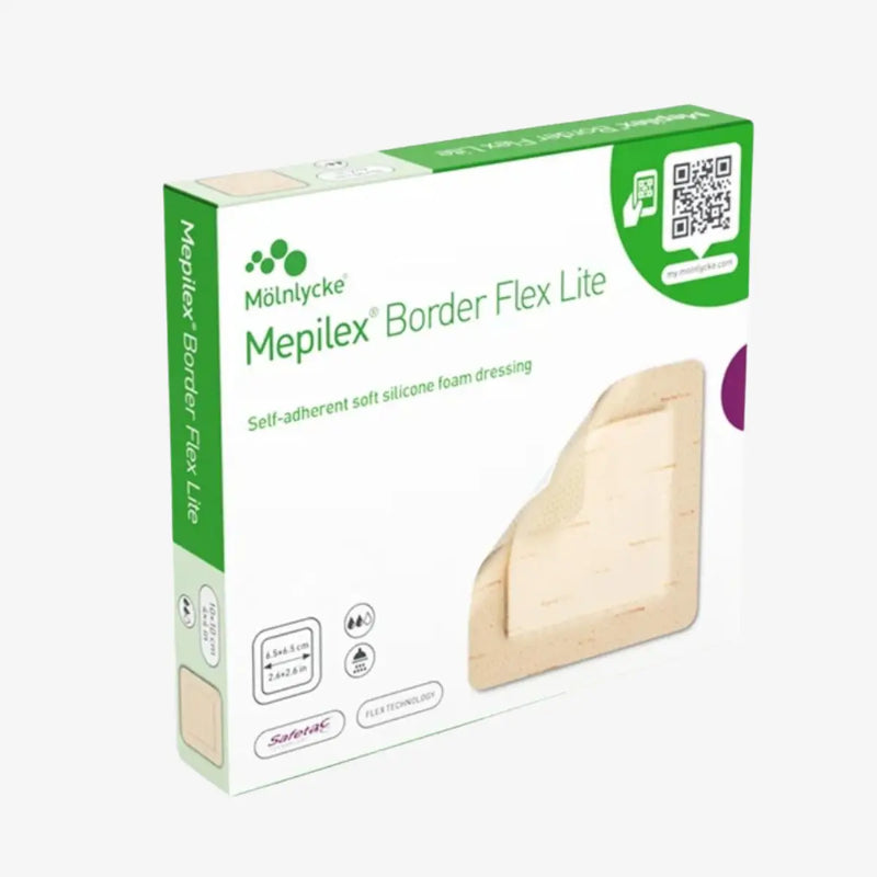 Mölnlycke Apósito Mepilex Border Flex Lite de 7.5 cm x 7.5 cm