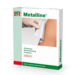 Lohmann & Rauscher  Apósito Metalline Para Traqueostomía 8 CM X 9 CM