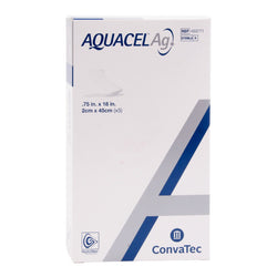 Aquacel Ag  Apósito de Hidrofibra con Plata Iónica Mecha de 2 X 45 CM