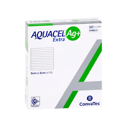 Aquacel Ag+ Extra Convatec Apósito de Hidrofibra de 5 X 5 CM