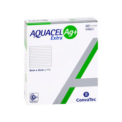 Aquacel Ag+ Extra ConvaTec Apósito de Hidrofibra de 5 X 5 CM