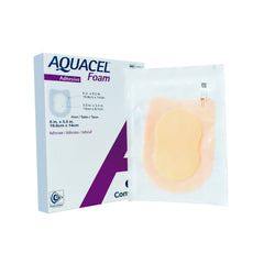 Aquacel Ag Foam ConvaTec Apósito de Espuma Adhesivo para Talón de 19.8 X 14 CM