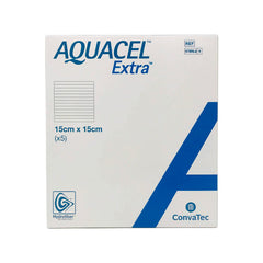 Aquacel Extra ConvaTec Apósito de Hidrofibra de 15 X 15 CM