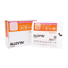 Smith & Nephew Allevyn Gentle Border Apósito de Espuma Hidrocelular con Bordes con Gel Adhesivo de 7.5 X 7.5 CM